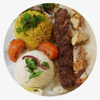 Shish Kebab - Steamed Rice