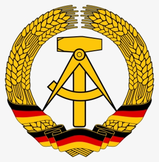 Coat Of Arms Of East Germany Communism, Cold War, - Ddr Coat Of Arms