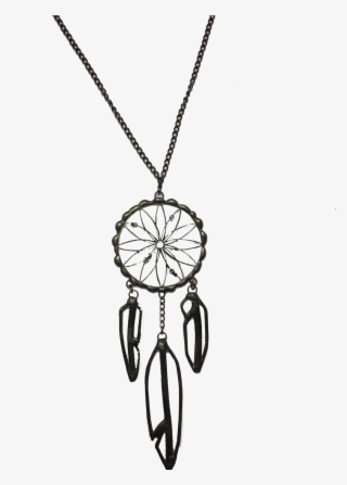 Drawn Dreamcatcher X Dumielauxepices Net - Black Transparent Dream Catcher Necklace