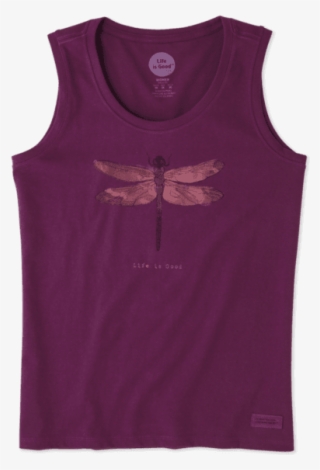 Women's Dragonfly Sleeveless Crusher Scoop - Active Tank
