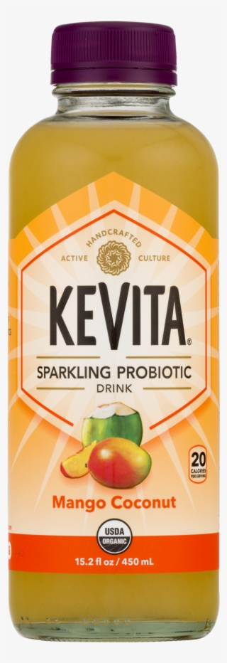 Kevita Sparkling Probiotic Mango Coconut Drink, - Kevita Sparkling Probiotic Drink Mango Coconut