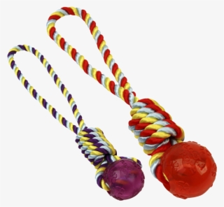 Mammoth Float Twist Rope With Ball Dog Tug Toy - Mammoth Rope Tug Toys