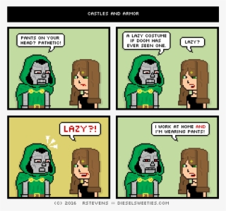 Doctor Doom, Marvel, Lil Sis, Pants On Head - Bro Don T Like That La Bro