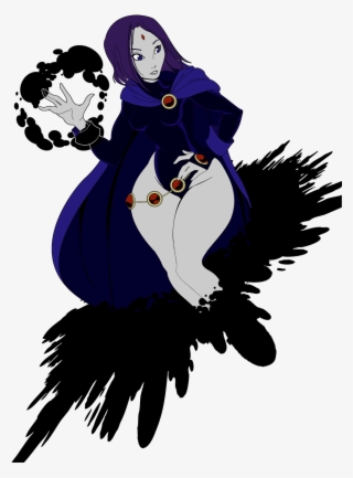 Drawn Raven Rose - Draw A Raven From Teen Titans