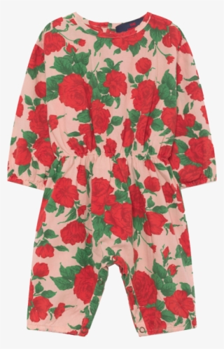 The Animals Observatory Meerkat Babies Jumpsuit Roses - Romper Suit