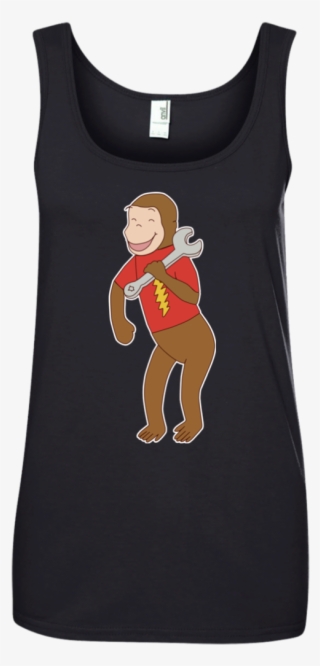 Left Handed Monkey Wrench 100% Ringspun Cotton Tank - T Shirt Programming Funny