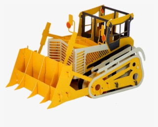 Bulldozer Encouragement Pop Up Card - Bulldozer