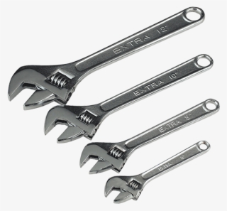 Sealey S0449 Adjustable Wrench Set 4pc 150, 200, 250 - Wrench