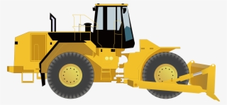 Image Library Stock Bulldozer Clipart Loader - Bulldozer