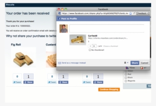 Meanbee Promote/share Order - Fig Rolls