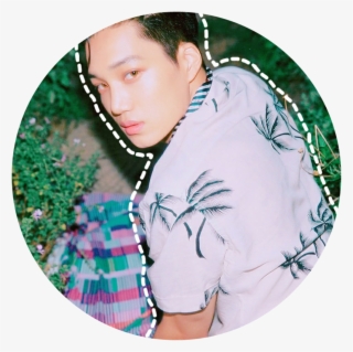 Kai Kimjongin Kimkai Exo Exok Kpop Circle - Exo Kai Circle Sticker