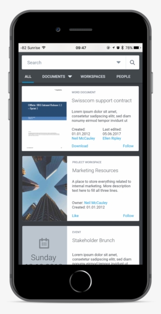 Iphone Search - Contact List In Mobile Phone