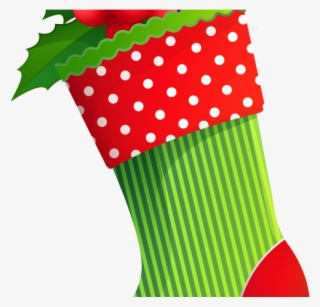 Holley Clipart Vintage Christmas Stocking - Transparent Christmas Stocking Clip Art