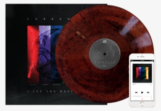 'i Let The Devil In' Red With Black Swirl Splatter - Ipod