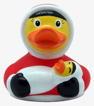 Eskimo With Baby Duck - Bath Toy