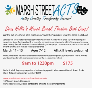 Marsh Street Acts - Poster