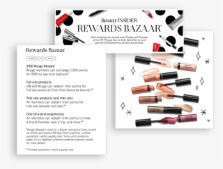 Sephora's Rewards Bazaar Changes - Flyer
