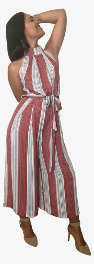 Halter Flowy Jumpsuit - Gown
