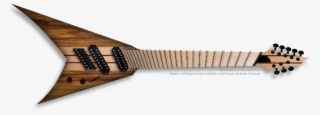 Fanned Fret, 8 String V - Plywood