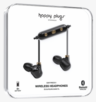 Ear Piece Ii Wireless Black Gold - Happy Plugs