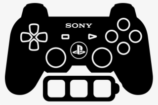 Games Controller With Full Battery Comments - Playstation 4 Controller Outline