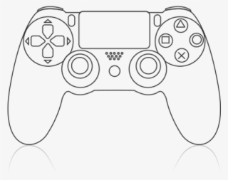 Drawn Controller Ps1 - Ps4 Controller Drawing Easy