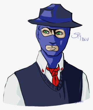 [oc/tf2] Blu Spy Jp - Cartoon