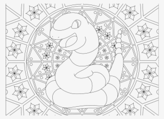 Ekans Pokemon - Pattern Pokemon Colouring Pages