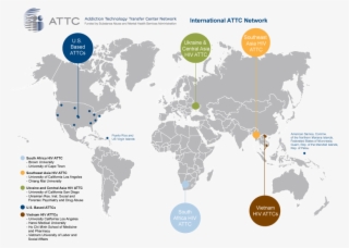 Map Of International-hiv Attcs - World Map Icon Vector
