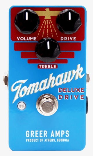 Greer Amps Tomahawk Deluxe Drive Pedal - Scare Birds Away