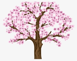 Sakura Clipart Dogwood Tree - Cherry Blossom Tree Png Hd