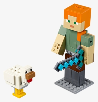 Minecraft™ Alex Bigfig With Chicken - Lego Minecraft 2019