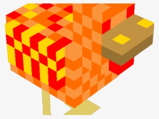 Minecraft Clipart Chicken Boss - Illustration