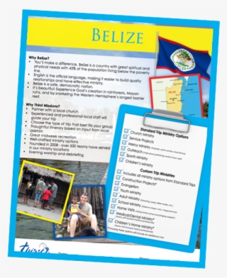 Belize Flyer - Monogram Design
