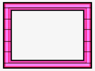 Hot Pink Frame 1600 X - Black And Pink Picture Frames