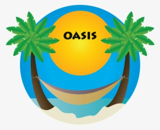Word Oasis On An Animated Beach - Palmier Hamac