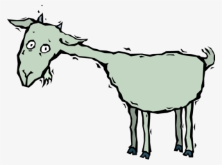 More In Same Style Group - Sick Goat Cartoon