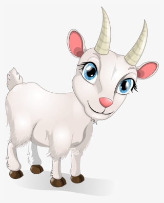 Животные Козы Goat Cartoon, Funny Farm, Big Eyes, Yandex, - Lovely Goat