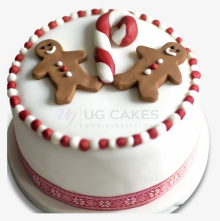 Ginger Bread Man Christmas Cake - Easy Christmas Cake Decoration Ideas