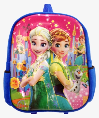 Frozen 5d Plush School Bag For 3-5 Years Kids - Cartoon