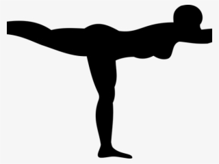 Fitness Clipart Pilates - Silhouette
