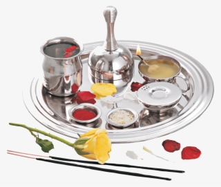 The Prayer “shri Ashta Lakshmi Stotram” Lists All Of - Pooja Plate Png