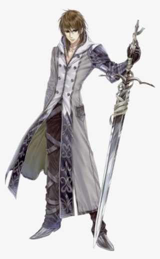 Free Png Download Anime Male With Sword Png Images - Swordsman Anime Male Warrior