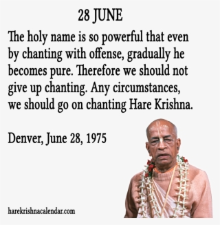 28 June - Chanting Quotes Srila Prabhupada