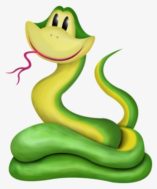 Snake Green Anaconda Clip Art - Snake Cartoon Png