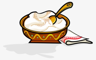 Royalty Free Stock Rice Pudding Clipart - Clipart Christmas Porridge