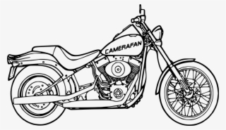 Motorcycle Drawing Png