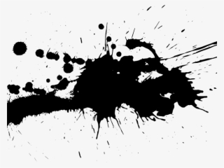 Splatter Png Transparent Images - Transparent Black Ink Splatter