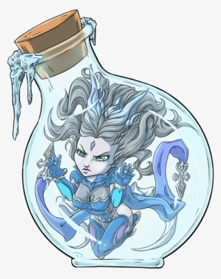 Shiva In A Bottle - Cartoon