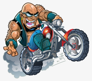 Harley Davidson Cartoon Pictures - Cartoon Motorcycle Rider